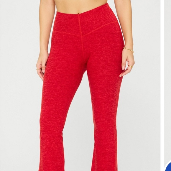 Fabletics Red High-Waist Leggings and bra set - Picture 2 of 9